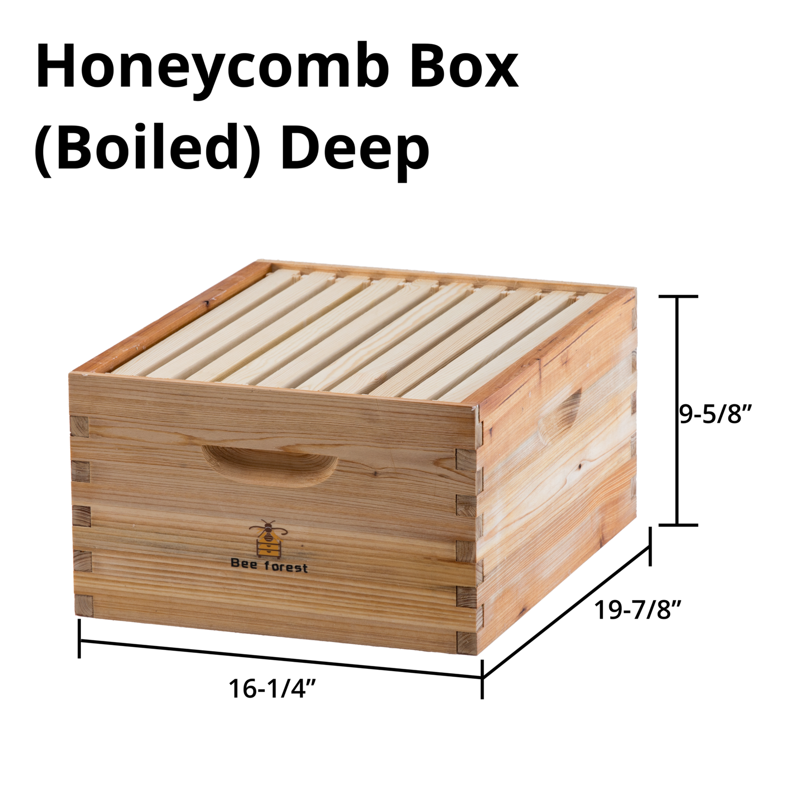 Honeycomb Box (Boiled) Deep beeforest.shop